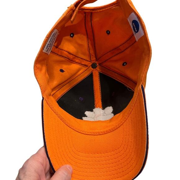 Clemson Tigers Orange Adjustable Back and Embroidered Logos NCAA Hat/Cap - Picture 5 of 7